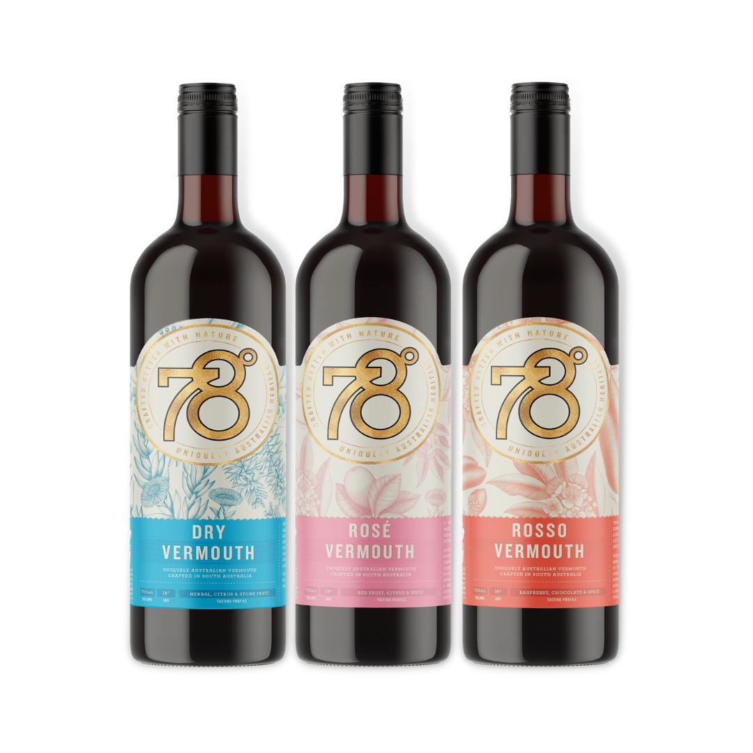 Vermouth - 78 Degrees Dry Vermouth 750ml (ABV 18%)