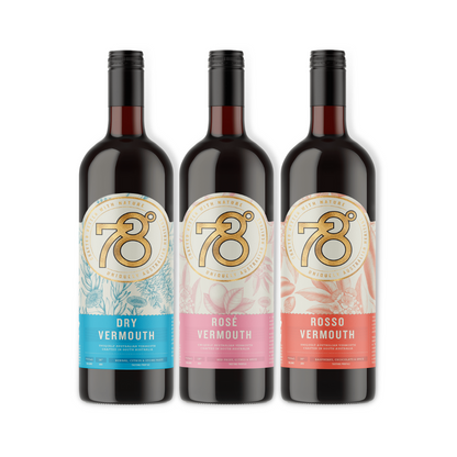 Vermouth - 78 Degrees Rosso Vermouth 750ml (ABV 18%)