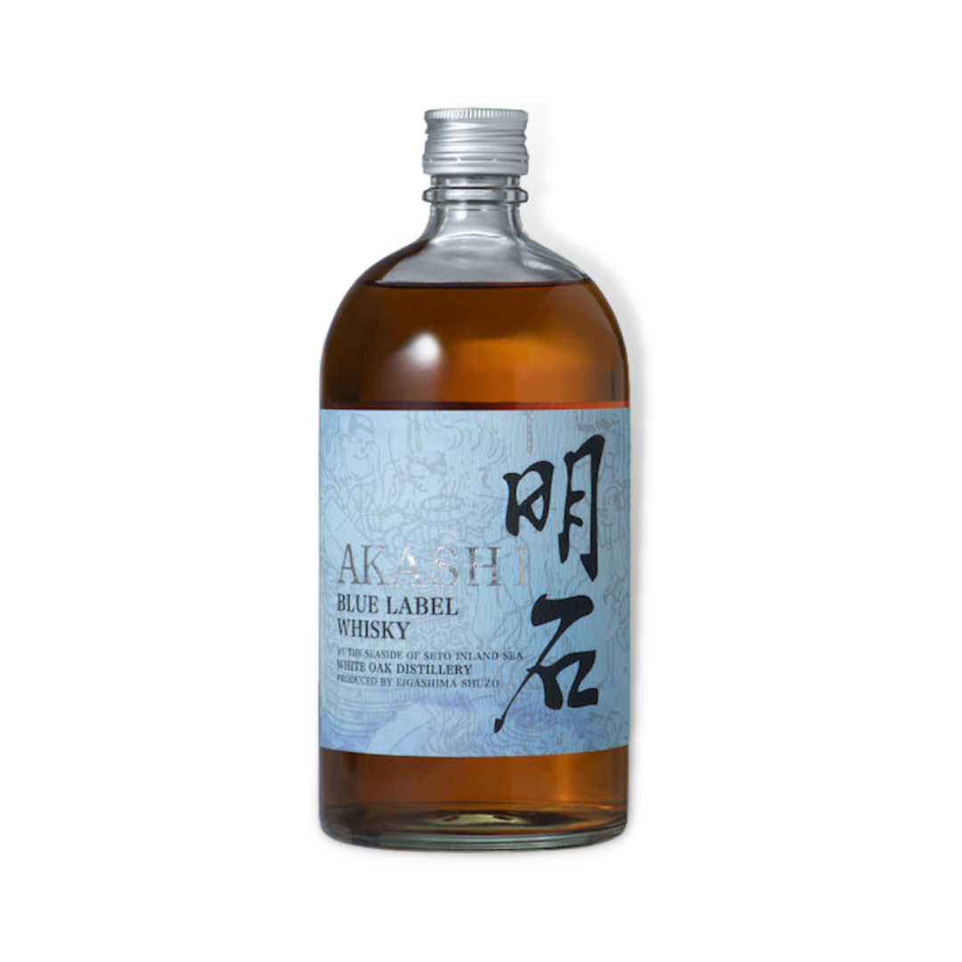 Japanese Whisky - Akashi Blue Label Blended Japanese Whisky 700ml (ABV 40%)