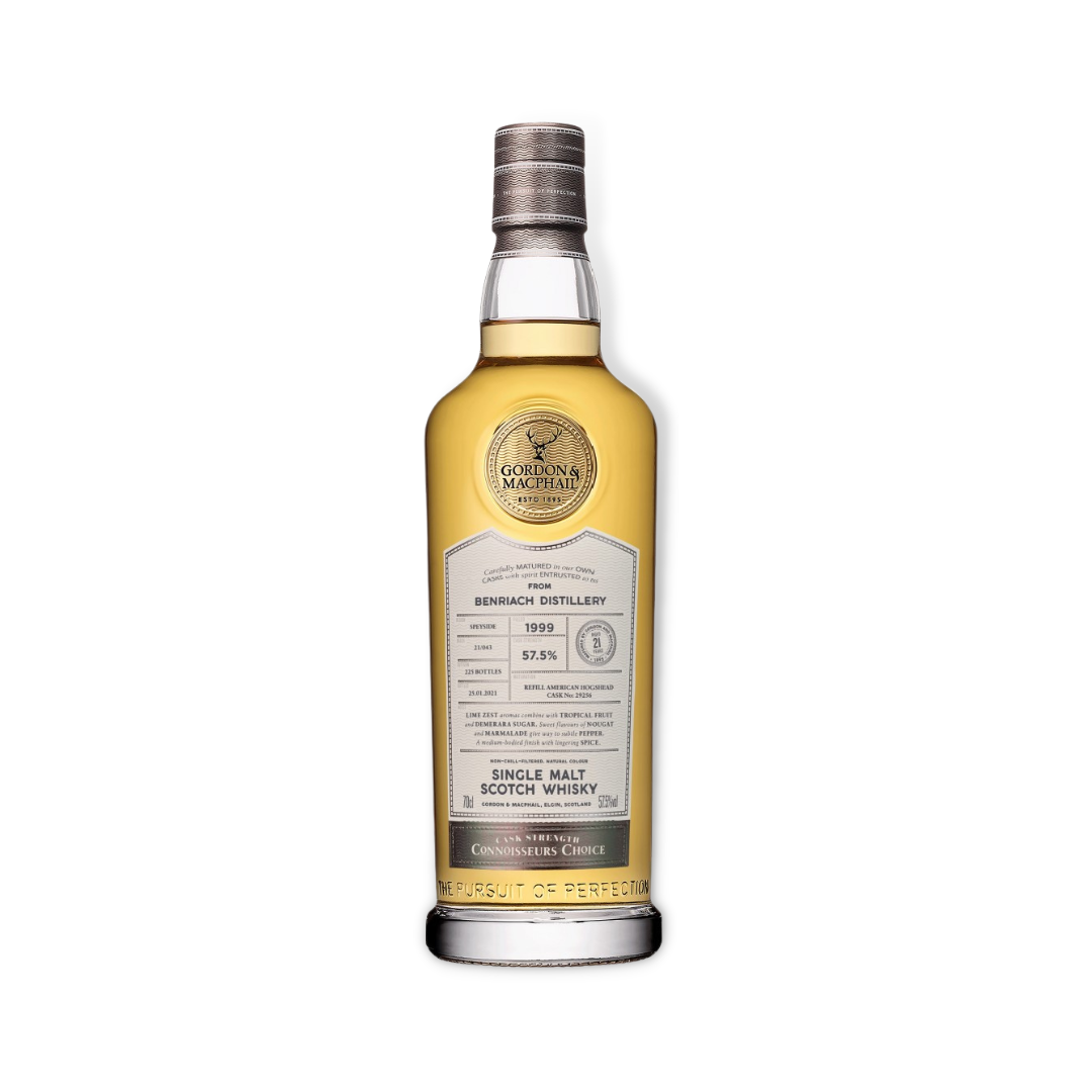 Scotch Whisky - Benriach 1999 21 Year Old Cask Strength (G&M Connoisseurs Choice) Single Malt Scotch Whisky 700ml (ABV 57.5%)