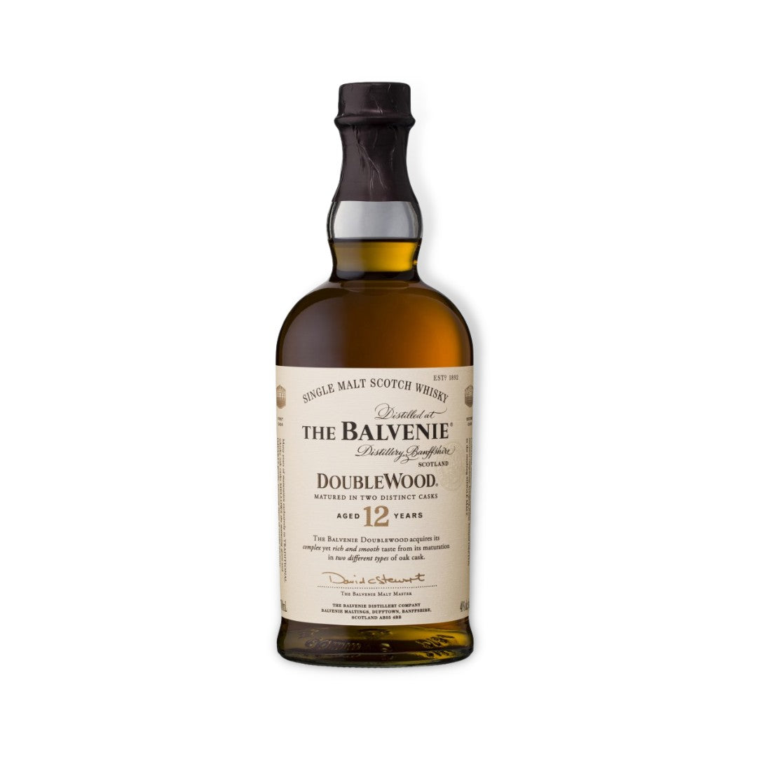 Scotch Whisky - Balvenie 12 Year Old Doublewood Single Malt Scotch Whisky 700ml (ABV 40%)