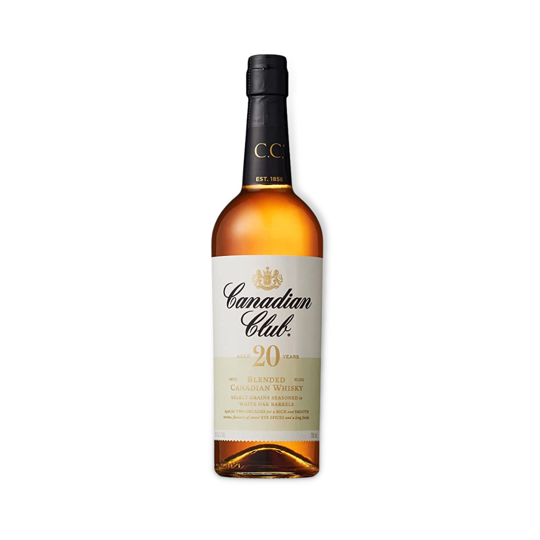 Canadian Whisky - Canadian Club 20 Year Old Blended Canadian Whisky 750ml (ABV 40%)