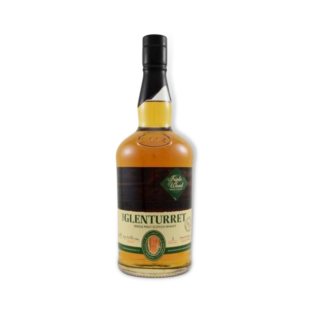 Scotch Whisky - Glenturret Triple Wood Single Malt Scotch Whisky 700ml (ABV 43%)