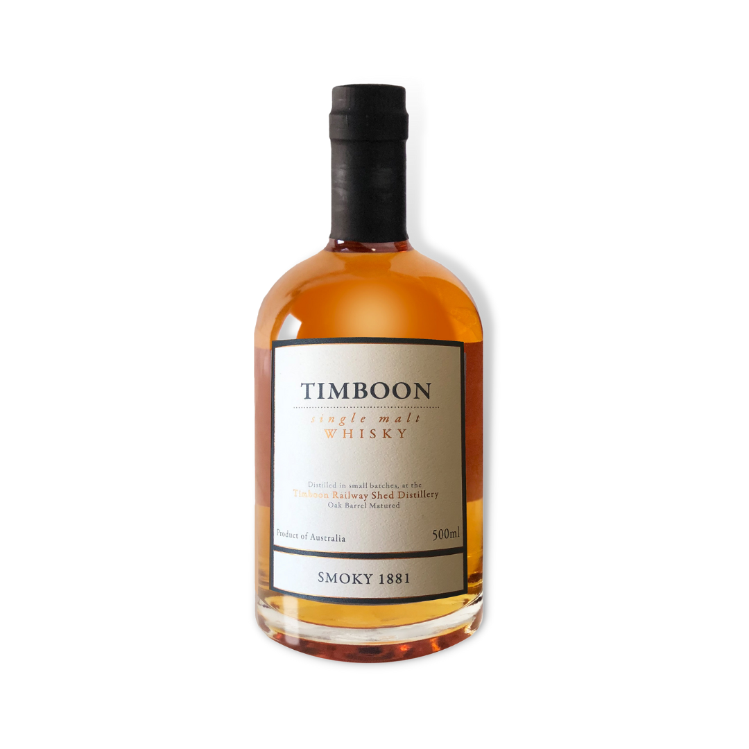Australian Whisky - Timboon Smoky 1881 Australian Single Malt Whisky 500ml (ABV 47%)