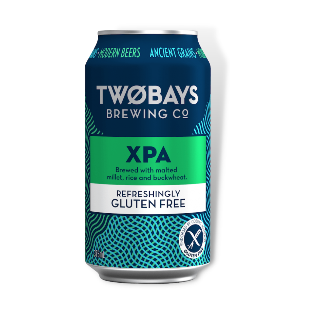 Gluten Free Beer - Two Bays Brewing Co Gluten Free XPA 375ml 4 Pack / Case of 16 (ABV 5%)