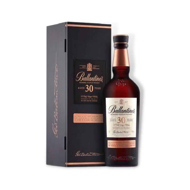 Scotch Whisky - Ballantines 30 Year Old Blended Scotch Whisky 700ml (ABV 40%)