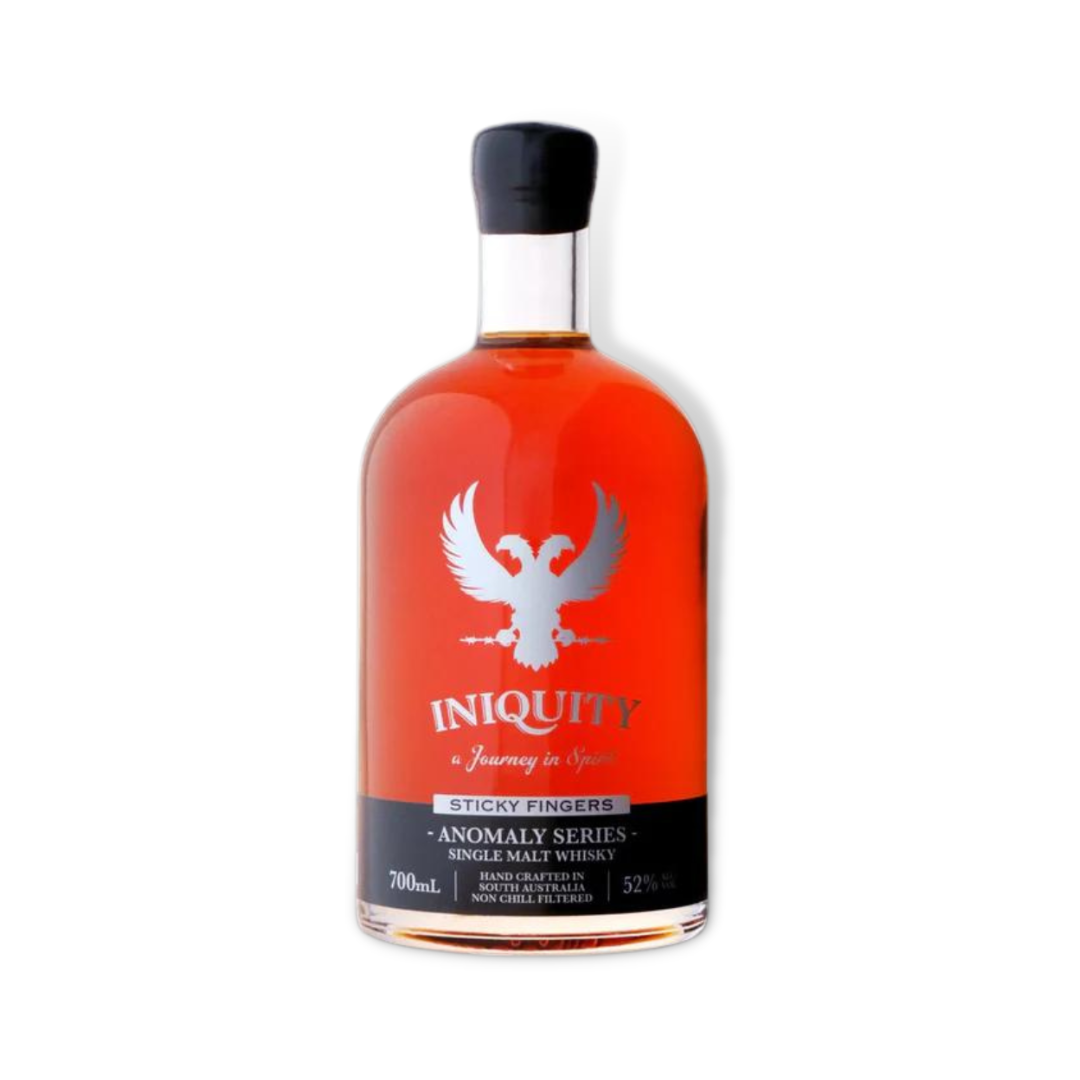 Australian Whisky - Iniquity Sticky Fingers Australian Single Malt Whisky 700ml (ABV 52%)