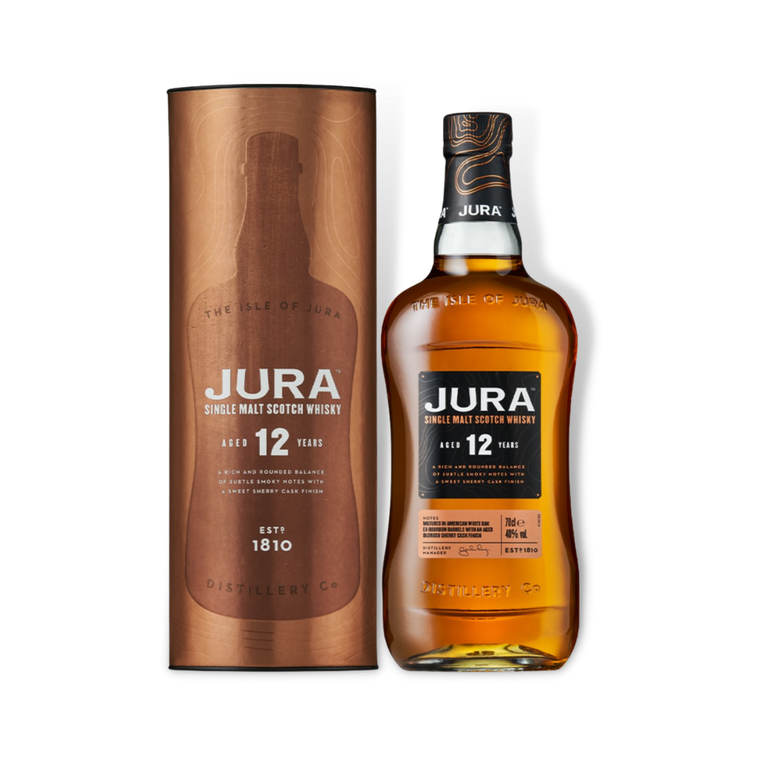 Scotch Whisky - Isle of Jura 12 Year Old Single Malt Scotch Whisky 700ml (ABV 40%)