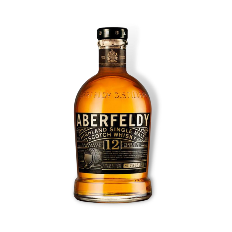 Scotch Whisky - Aberfeldy 12 Year Old Highland Single Malt 700ml (ABV 40%)