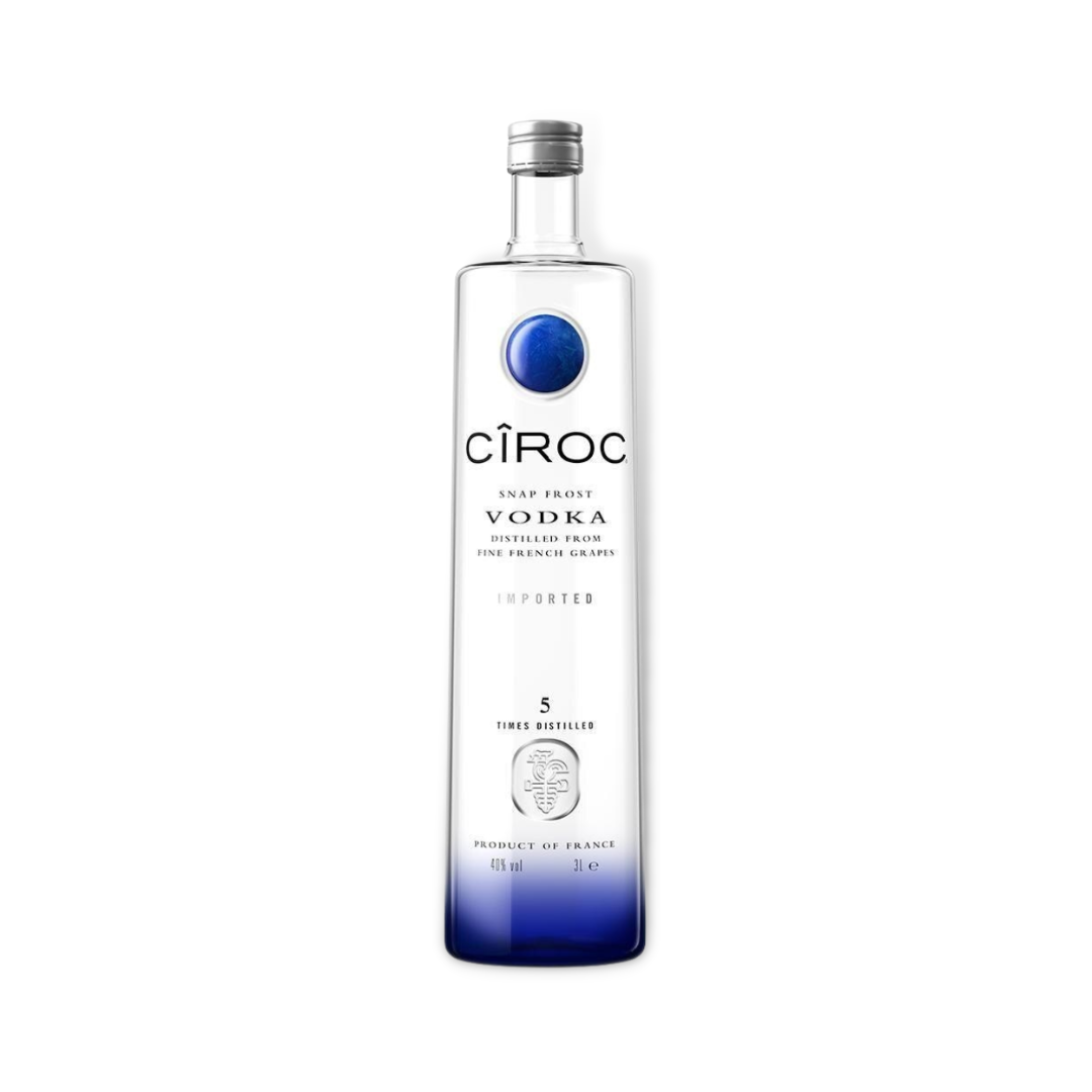 French Vodka - Ciroc Vodka 3ltr / 1.7ltr / 750ml / 200ml (ABV 40%)