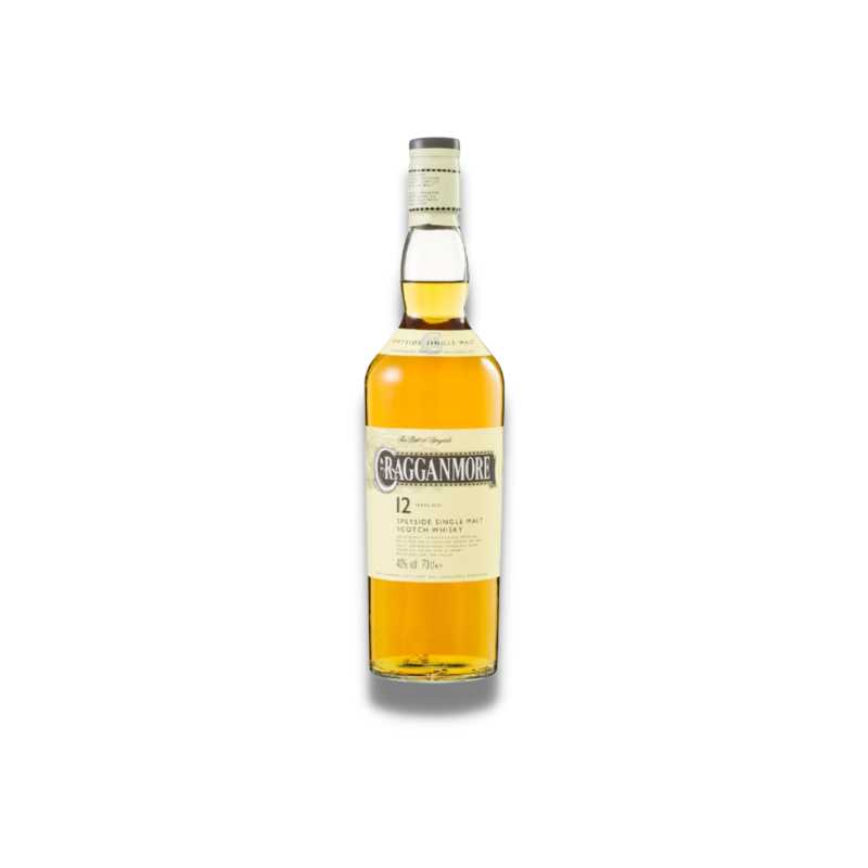 Scotch Whisky - Cragganmore 12 Year Old Speyside Single Malt Scotch Whisky 700ml (ABV 40%)