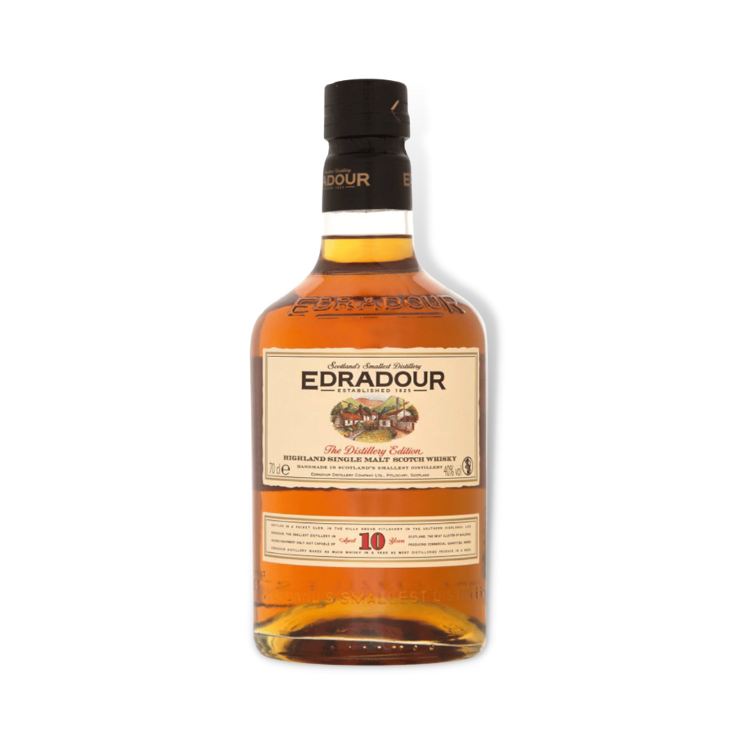 Scotch Whisky - Edradour 10 Year Old Highland Single Malt Scotch Whisky 700ml (ABV 40%)