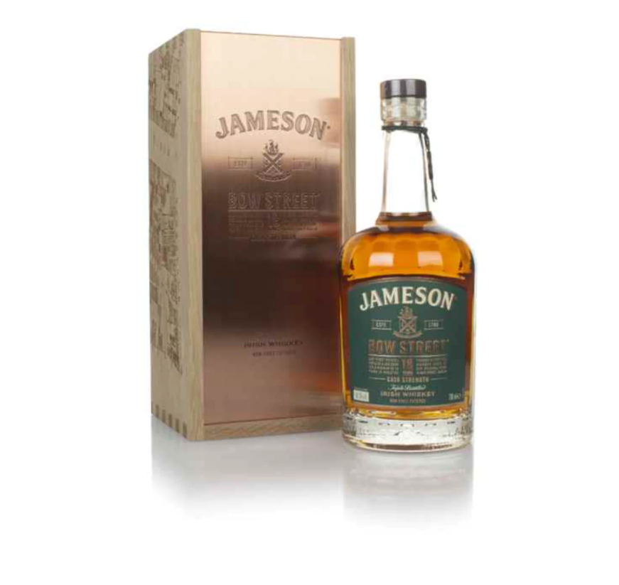 Irish Whiskey - Jameson 18 Year Old Bow Street Cask Strength Irish Whiskey 700ml (ABV 55.3%)