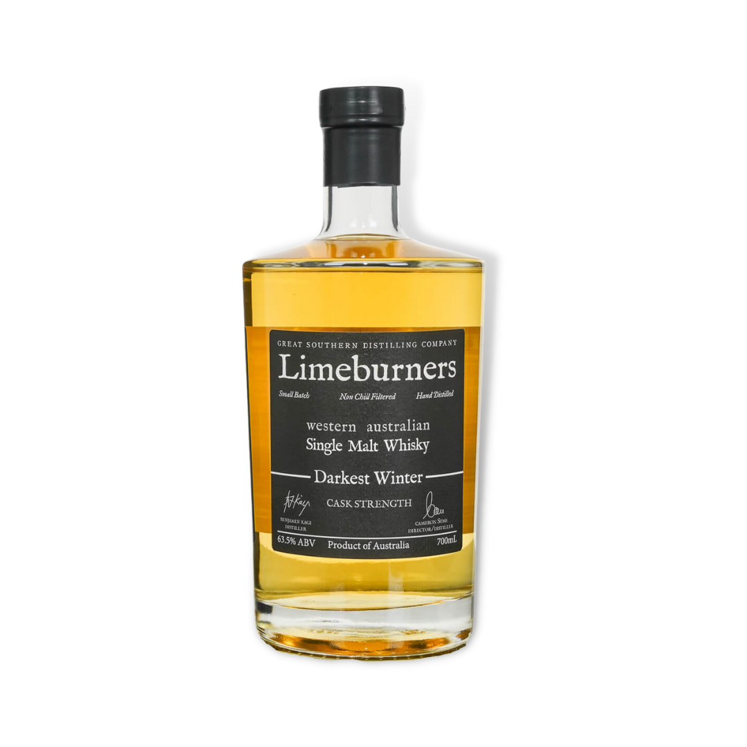 Australian Whisky - Limeburners Darkest Winter Cask Strength Western Australian Single Malt Whisky 700ml (ABV 63.4%)