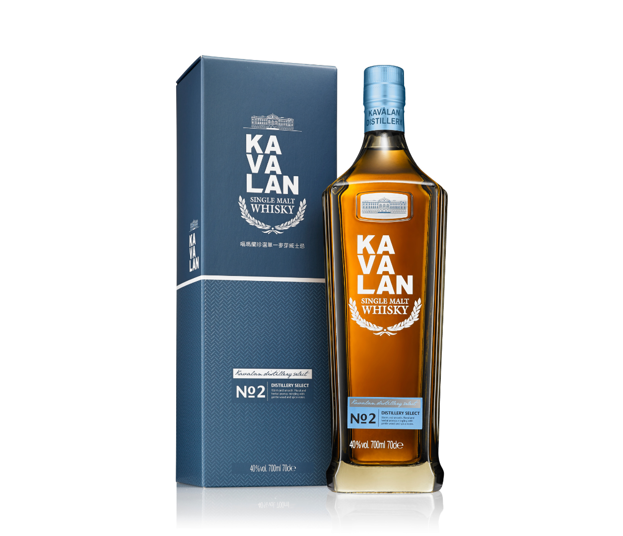 Taiwanese Whisky - Kavalan Distillery Select No.2 Single Malt Whisky 700ml (ABV 40%)