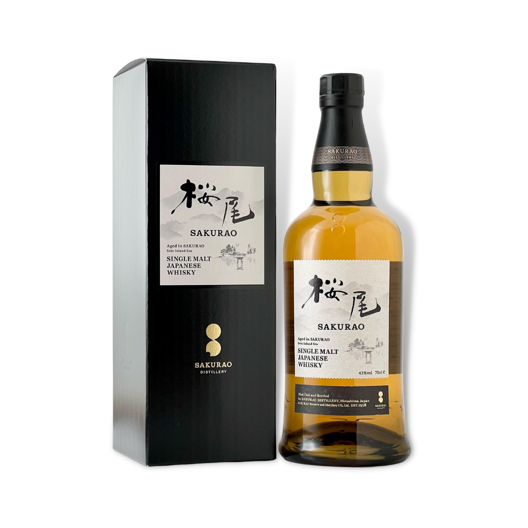 Japanese Whisky - Sakurao Single Malt Japanese Whisky 700ml (ABV 43%)