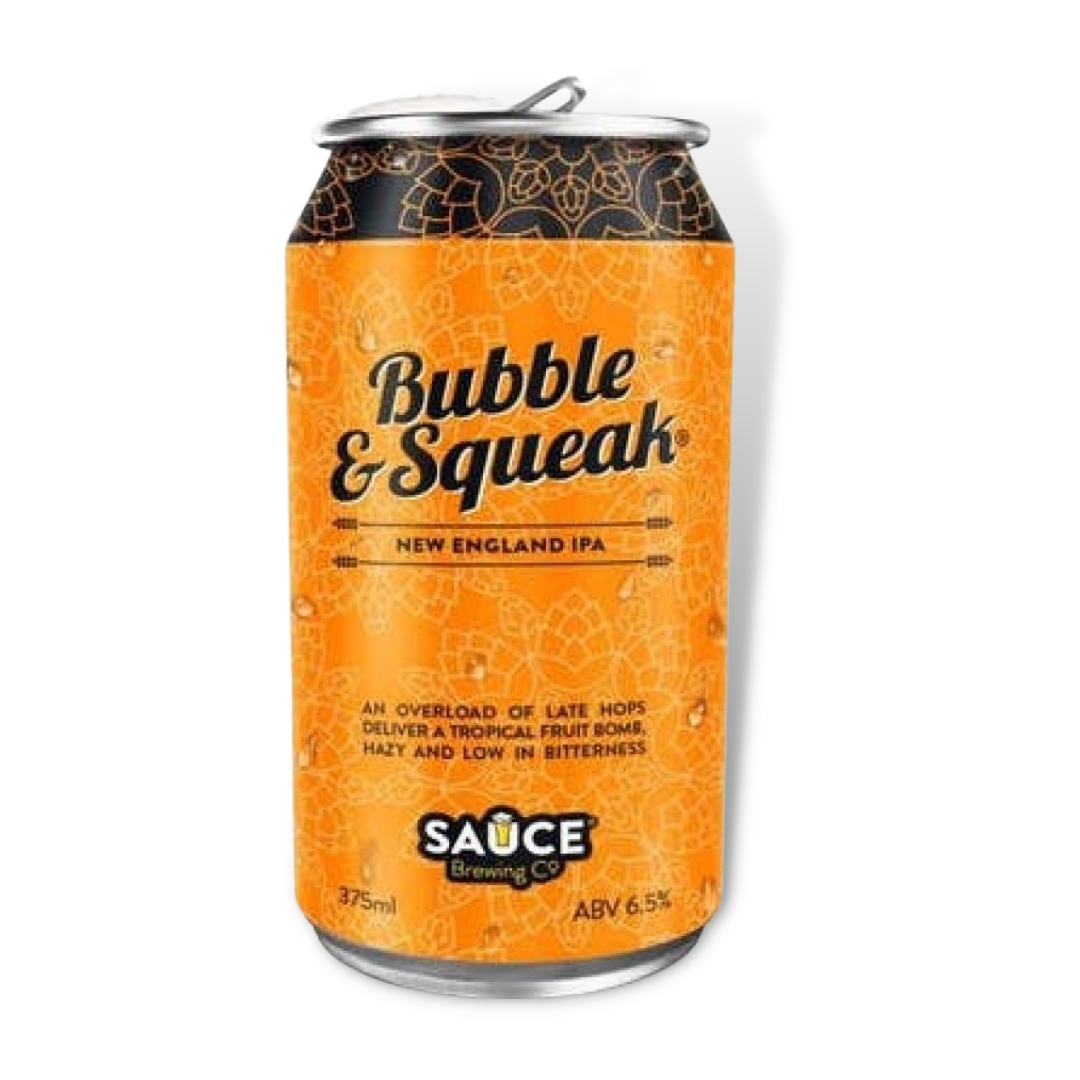 IPA - Sauce Brewing Co Bubble & Squeak 375ml 4 Pack / Case of 24 (ABV 6.5%)